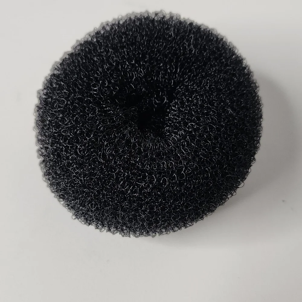 NEW Black Hair Donut Bun Maker Set